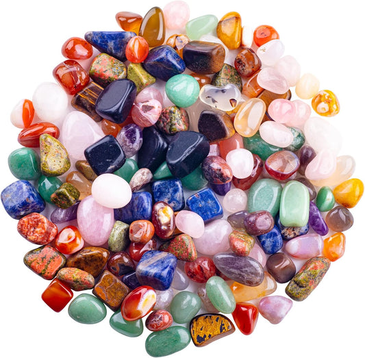Polished Multicolor Healing Crystal Stone Set