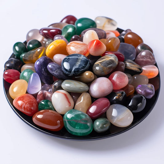 Polished Multicolor Healing Crystal Stone Set